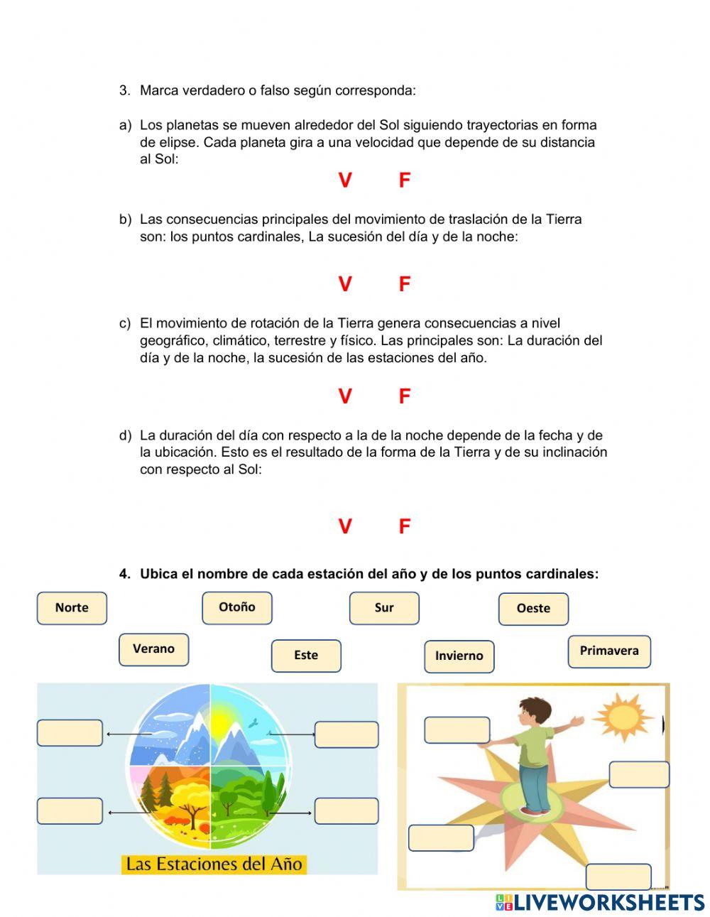 Sistema Solar- Movimientos de la Tierra