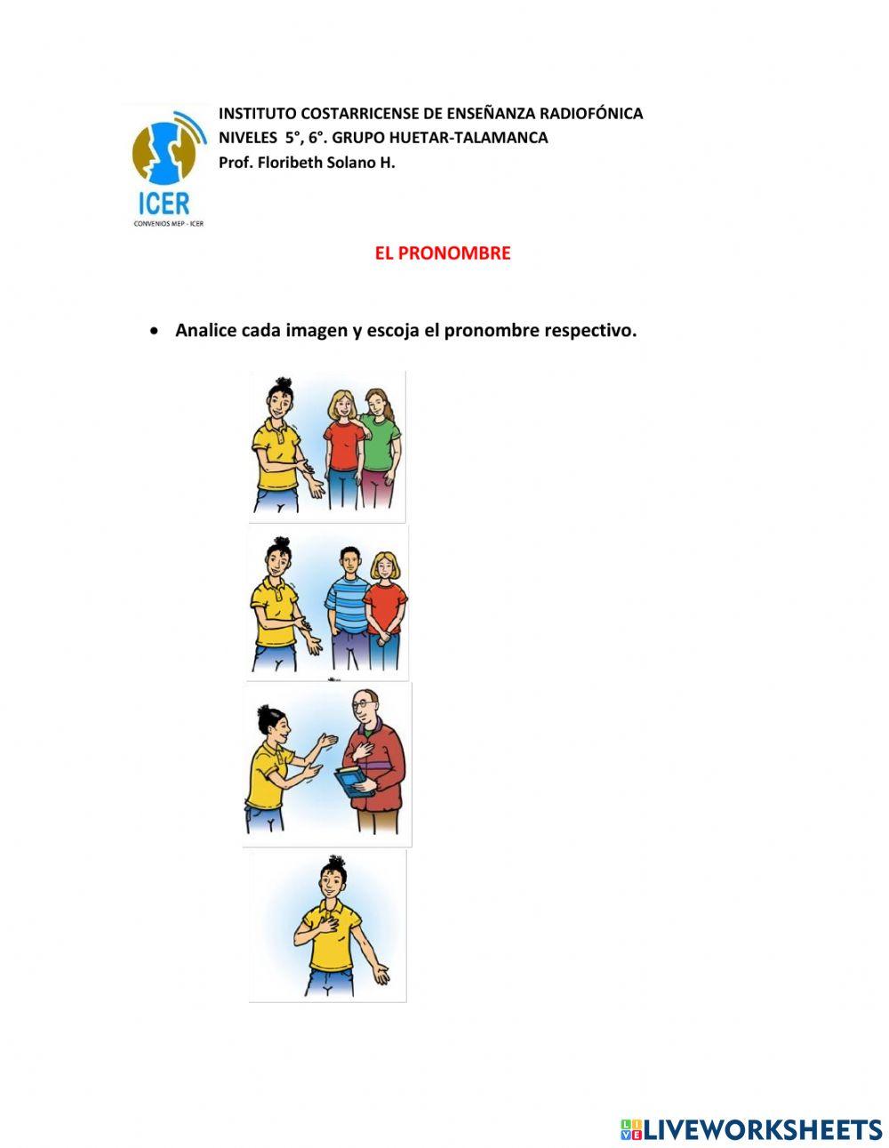 Pronombres personales