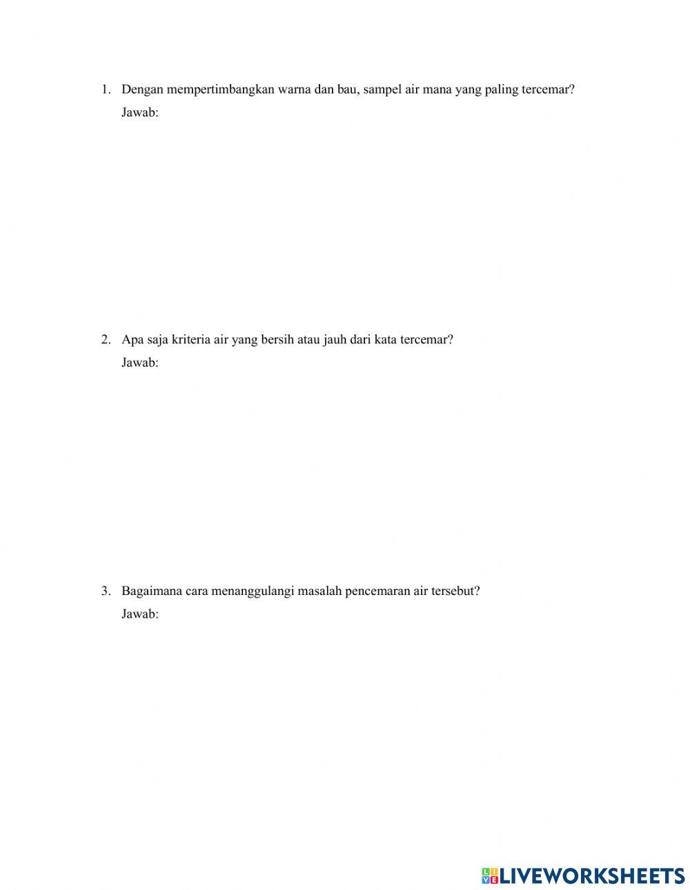 LKPD Pencemaran Air