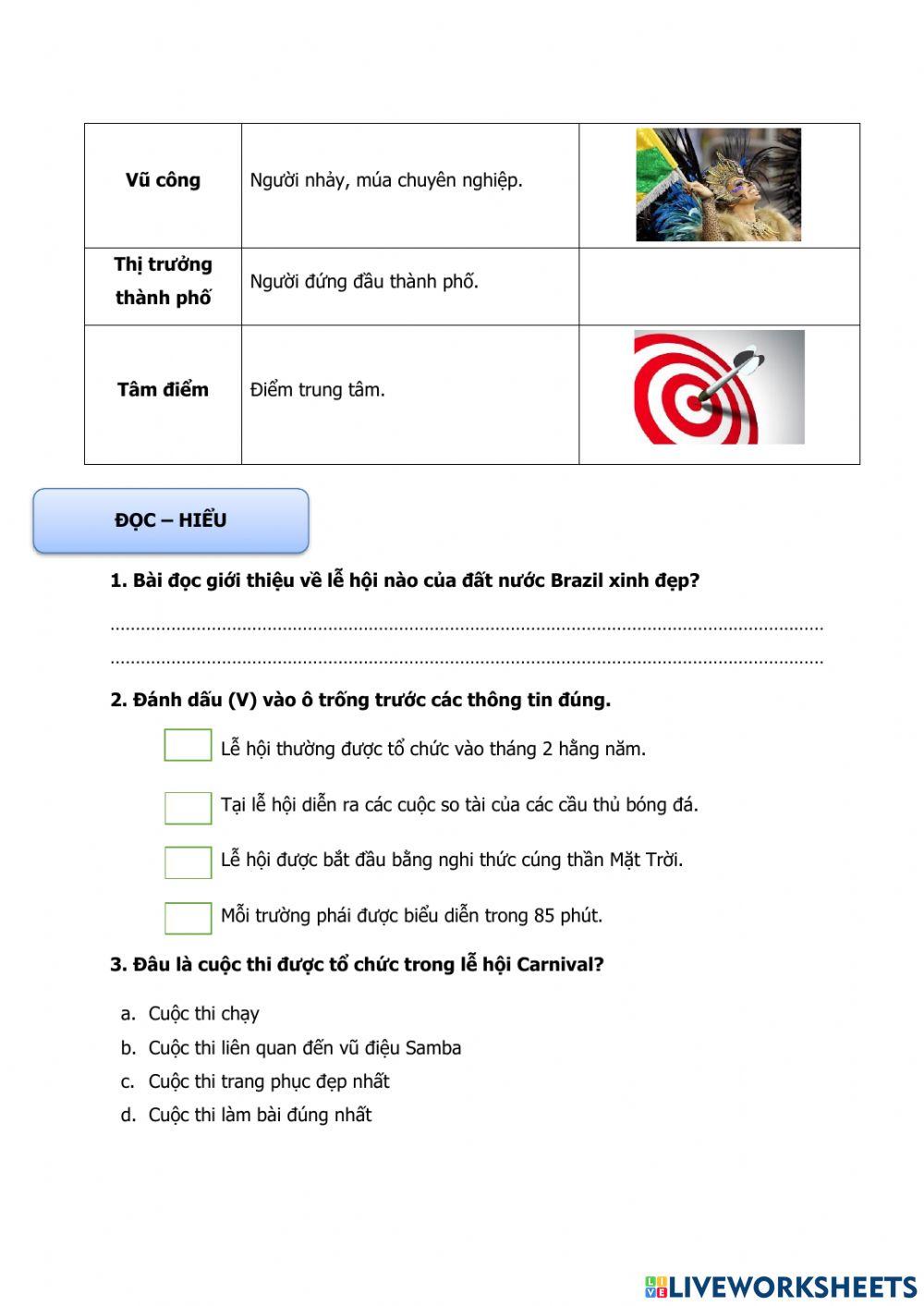 Lễ hội Carnival và vũ điệu Samba