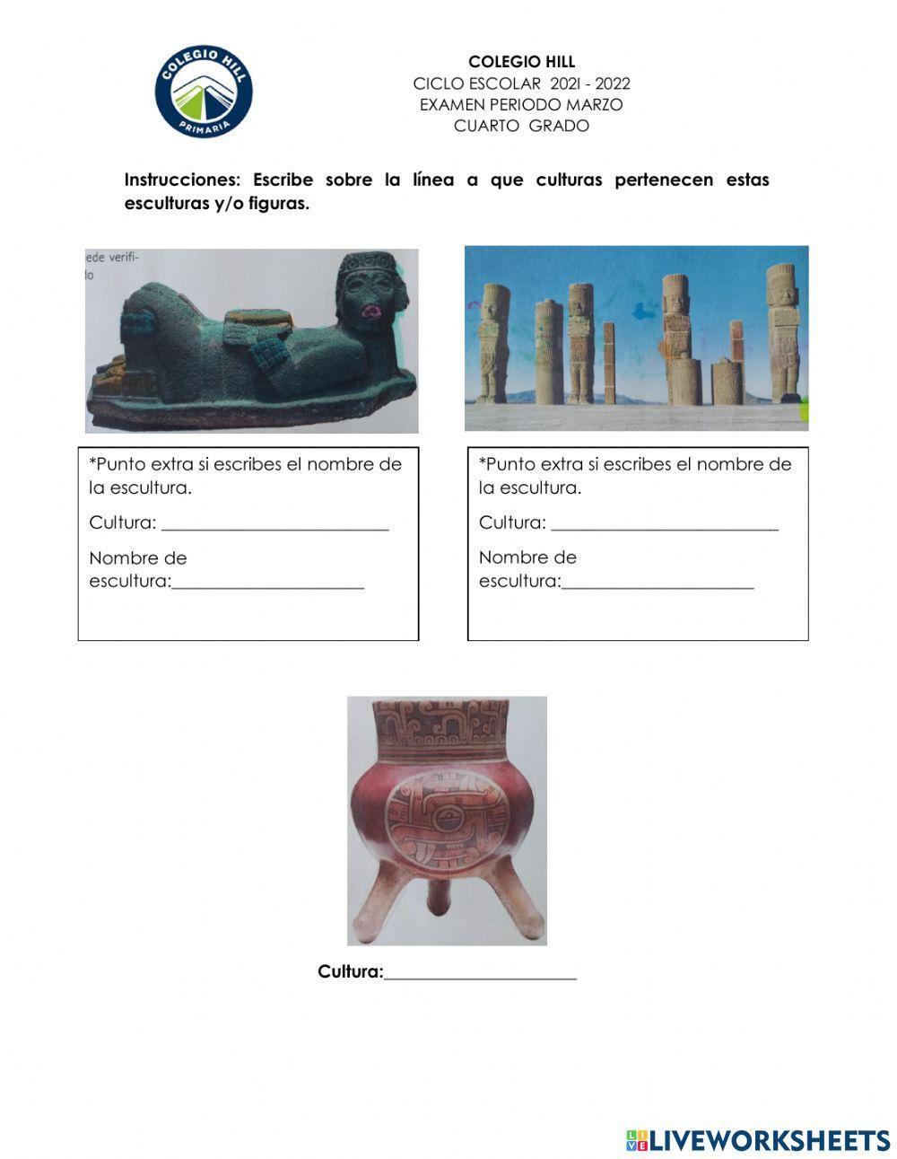 Examen historia marzo