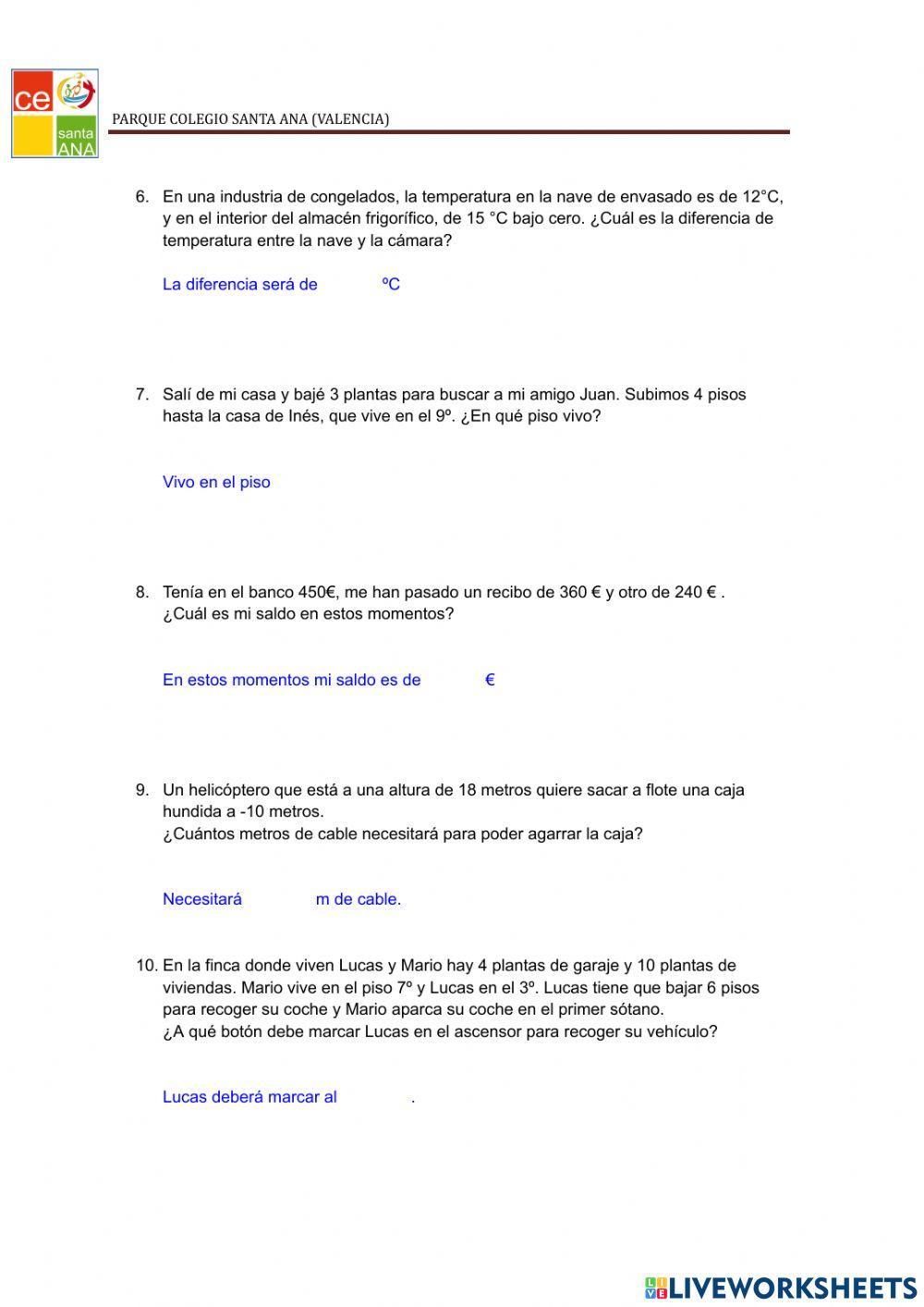 Resolución de problemas (7 de abril)