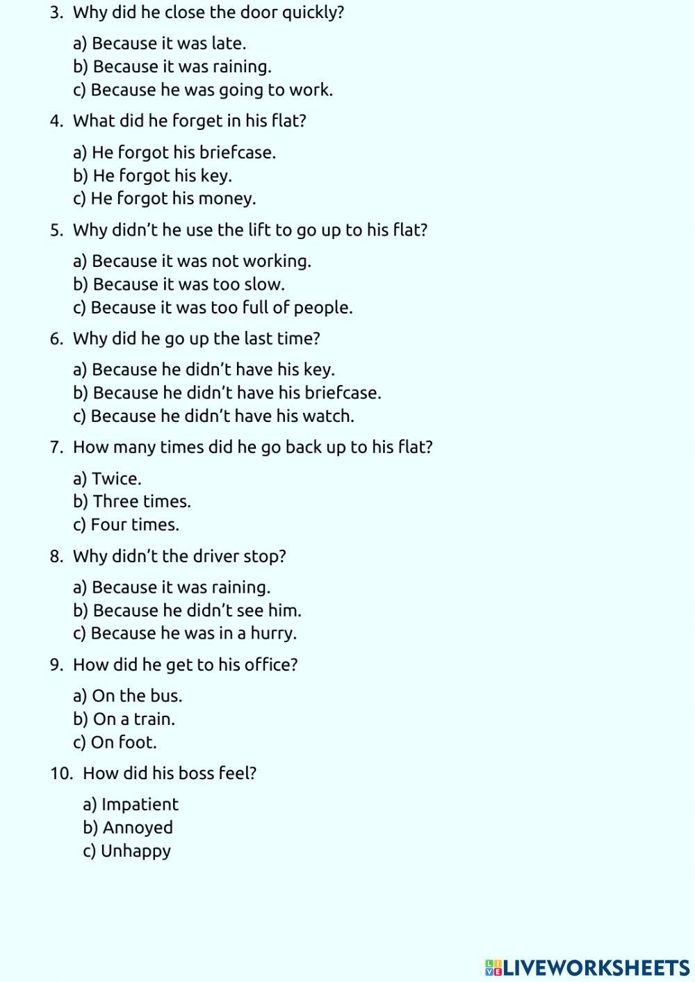 Reading - A Rainy Day