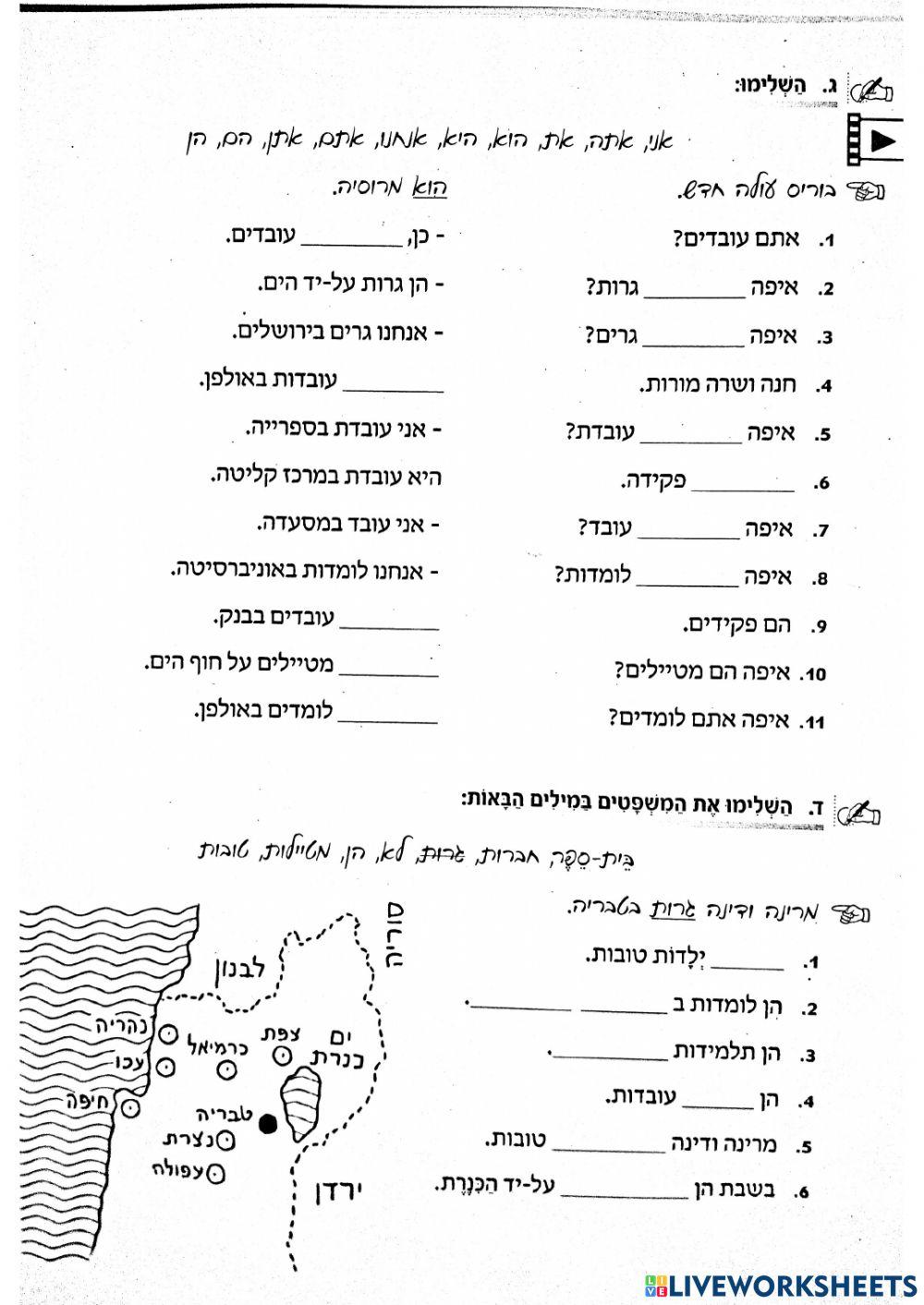 כינויי גוף כינויי גוף