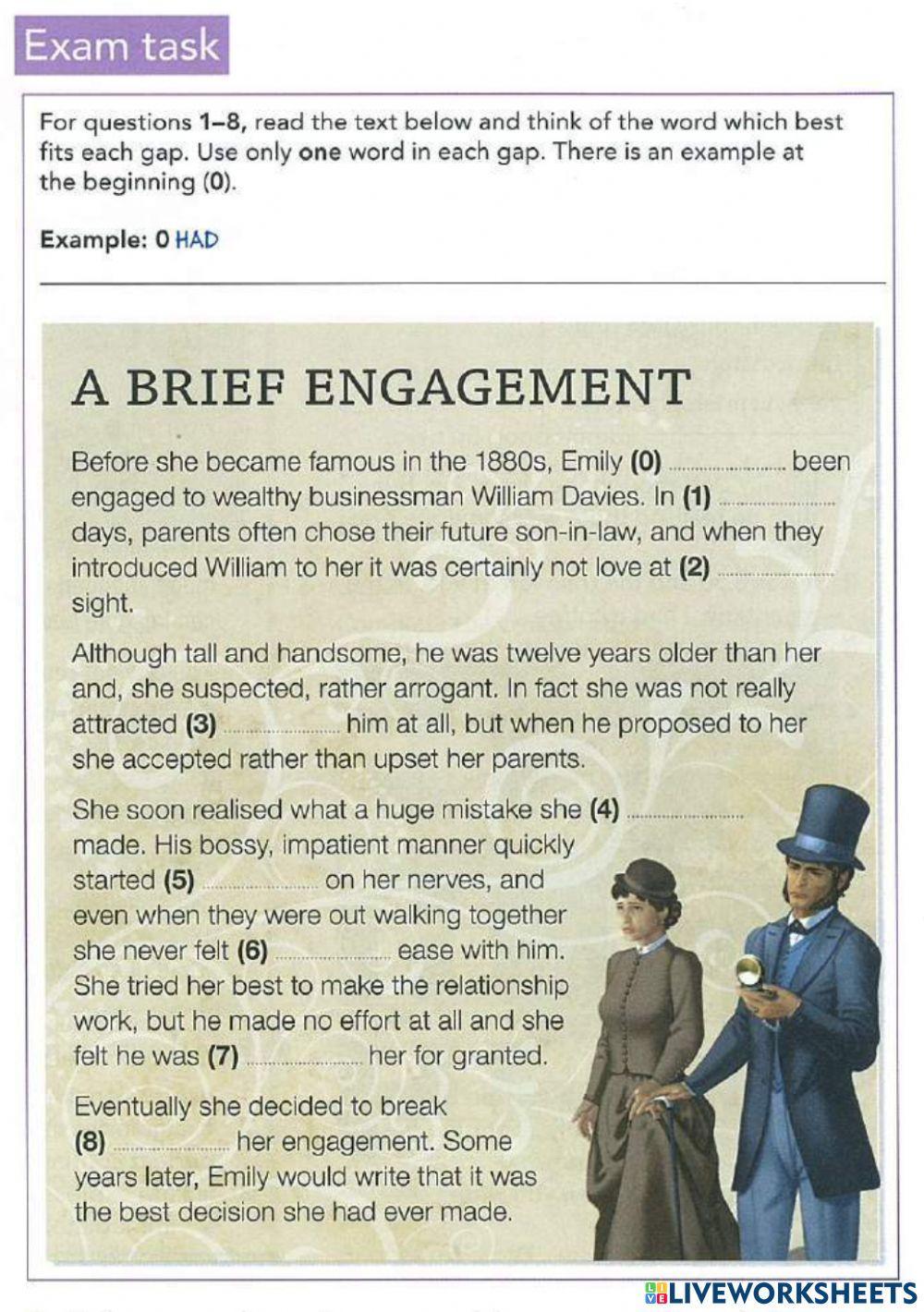 Reading & Use of English Part 2 B2