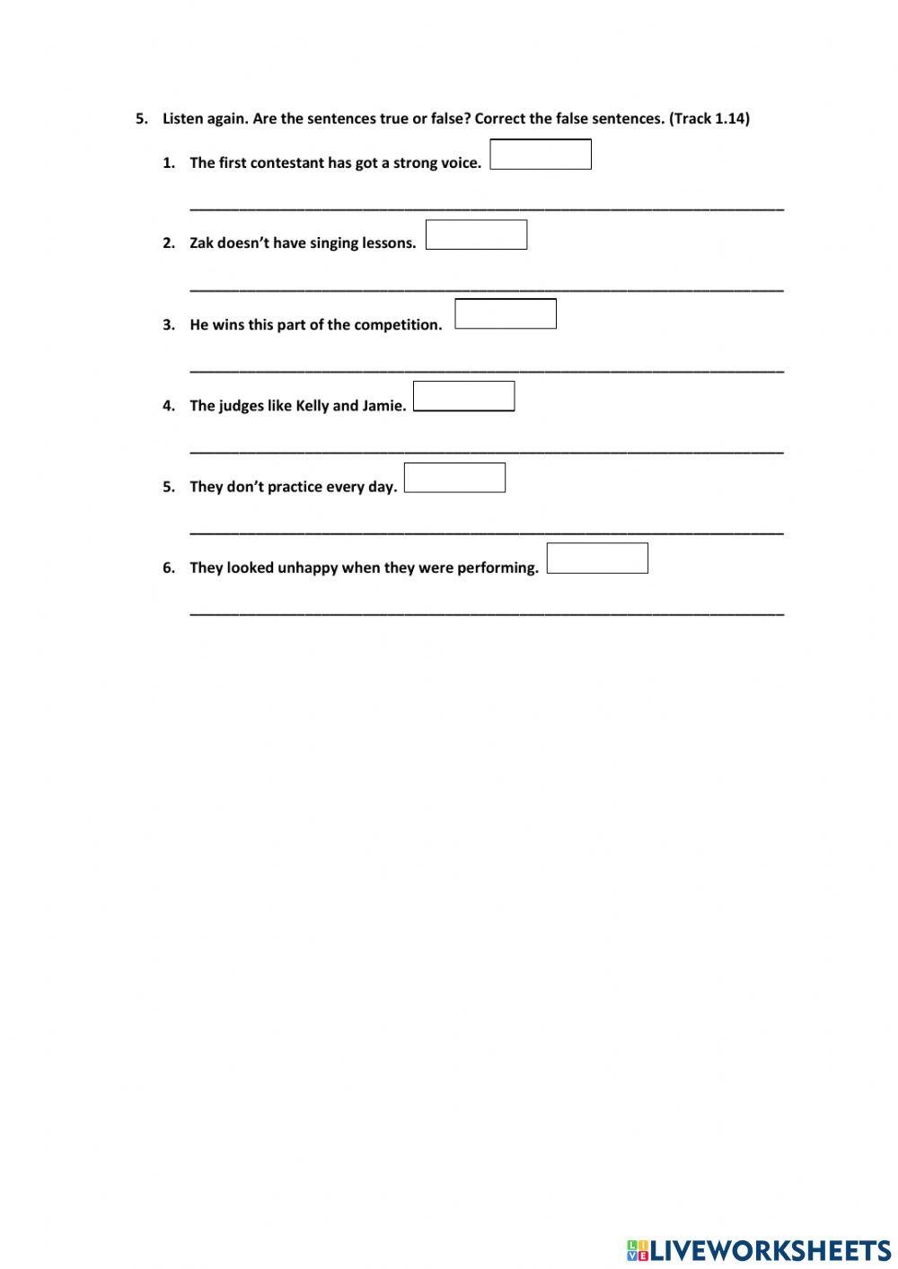 UNIT 1 wHAT DO YOU LIKE? PULSE PAGE 13