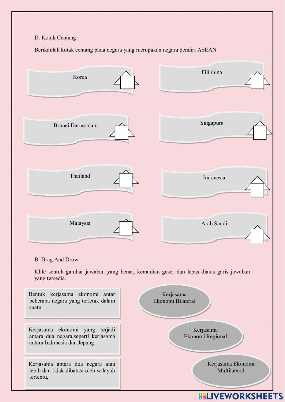 LKPD Materi kerjasama ekonomi internasional