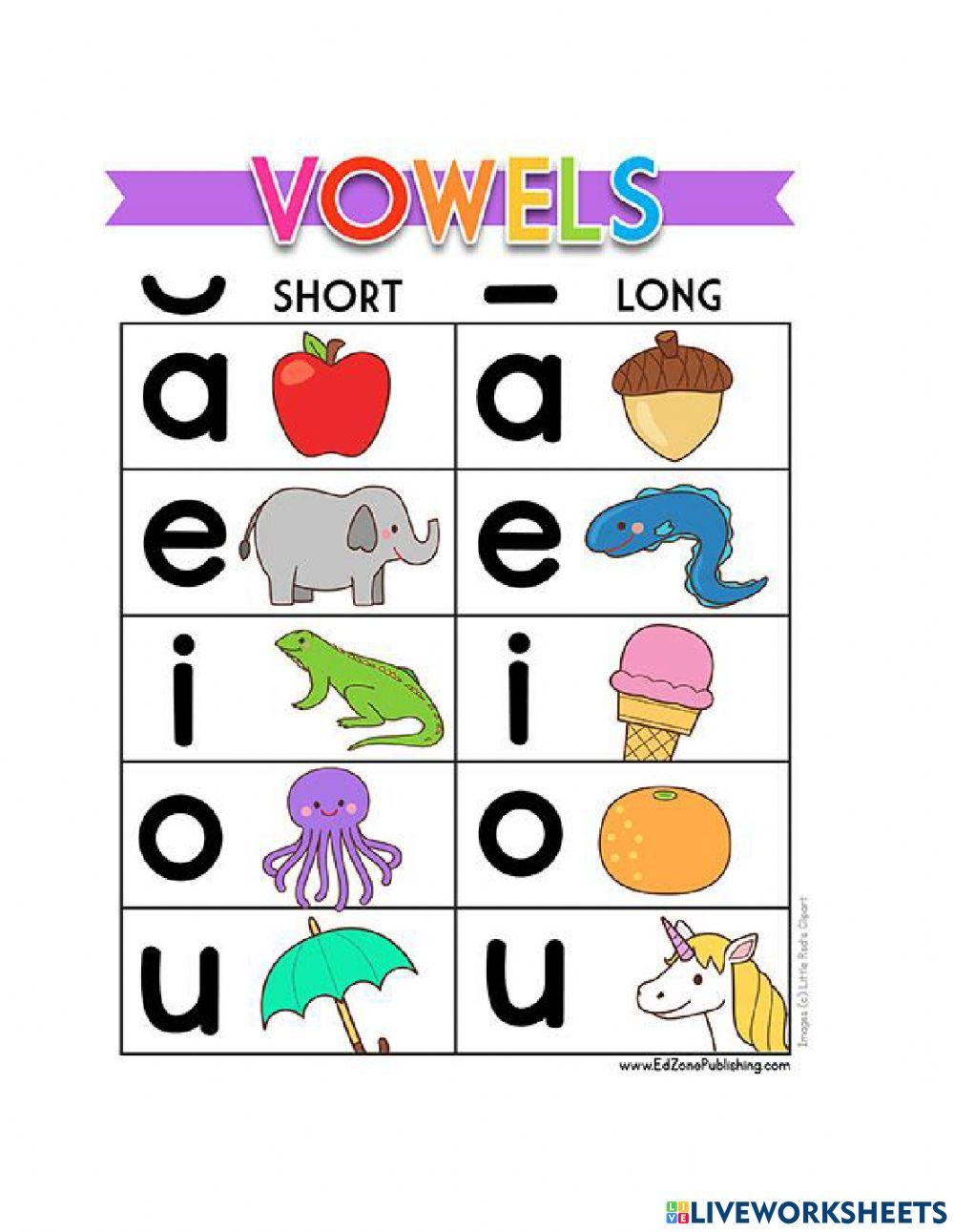 Short and Long Vowel Sounds in English
