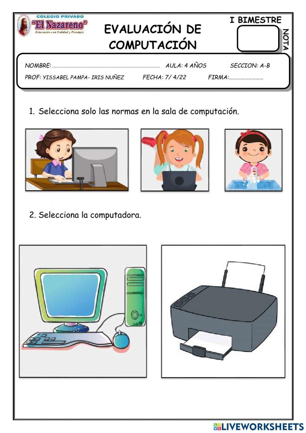 Evaluación de computación