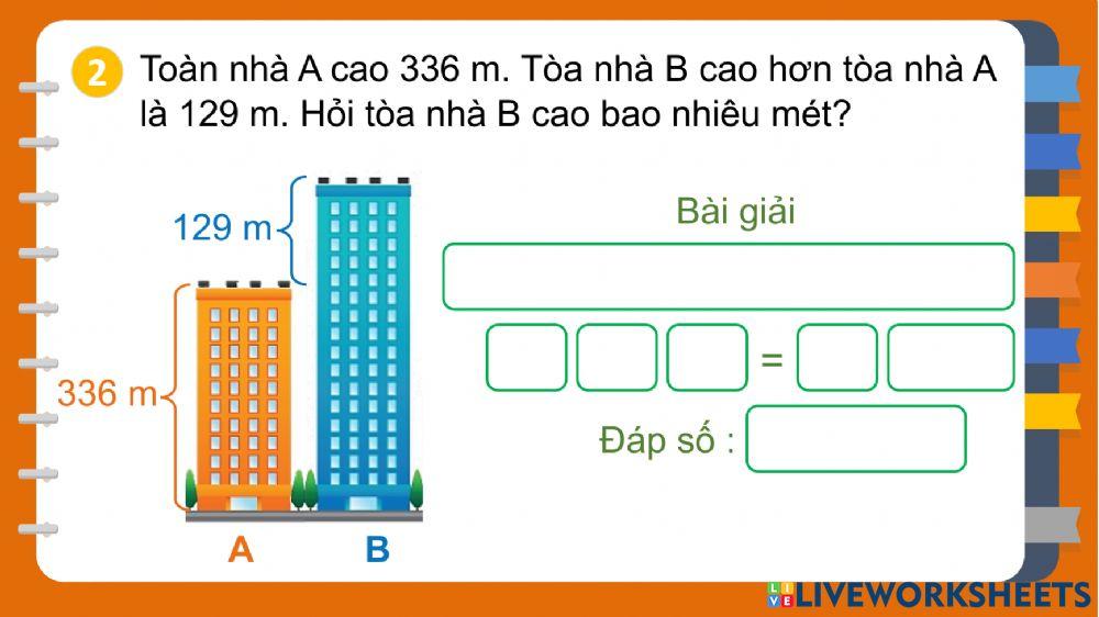 Toán - Luyện tập trang 85, 86