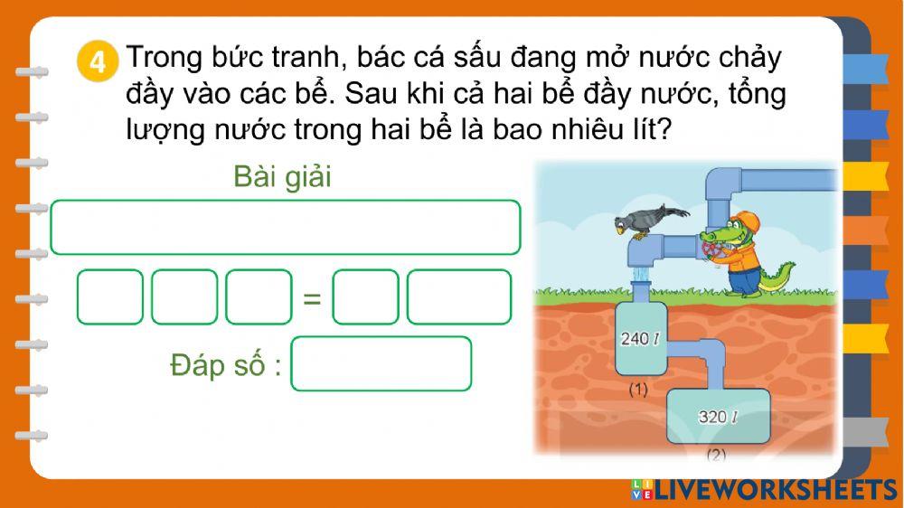 Toán - Luyện tập trang 85, 86