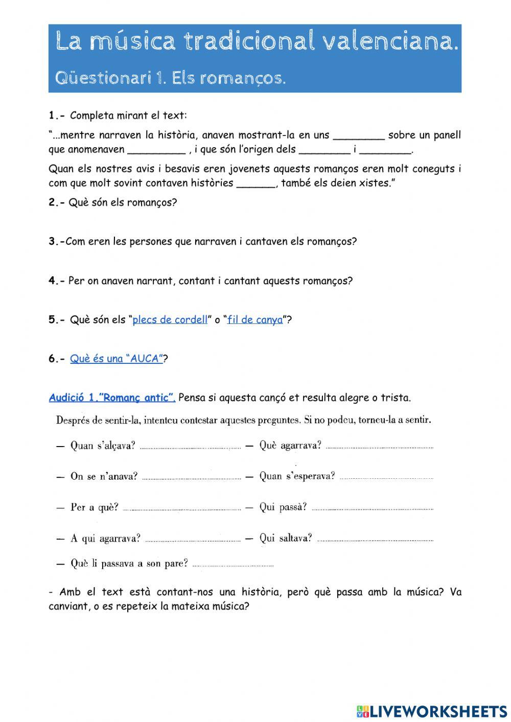 Música tradicional valenciana