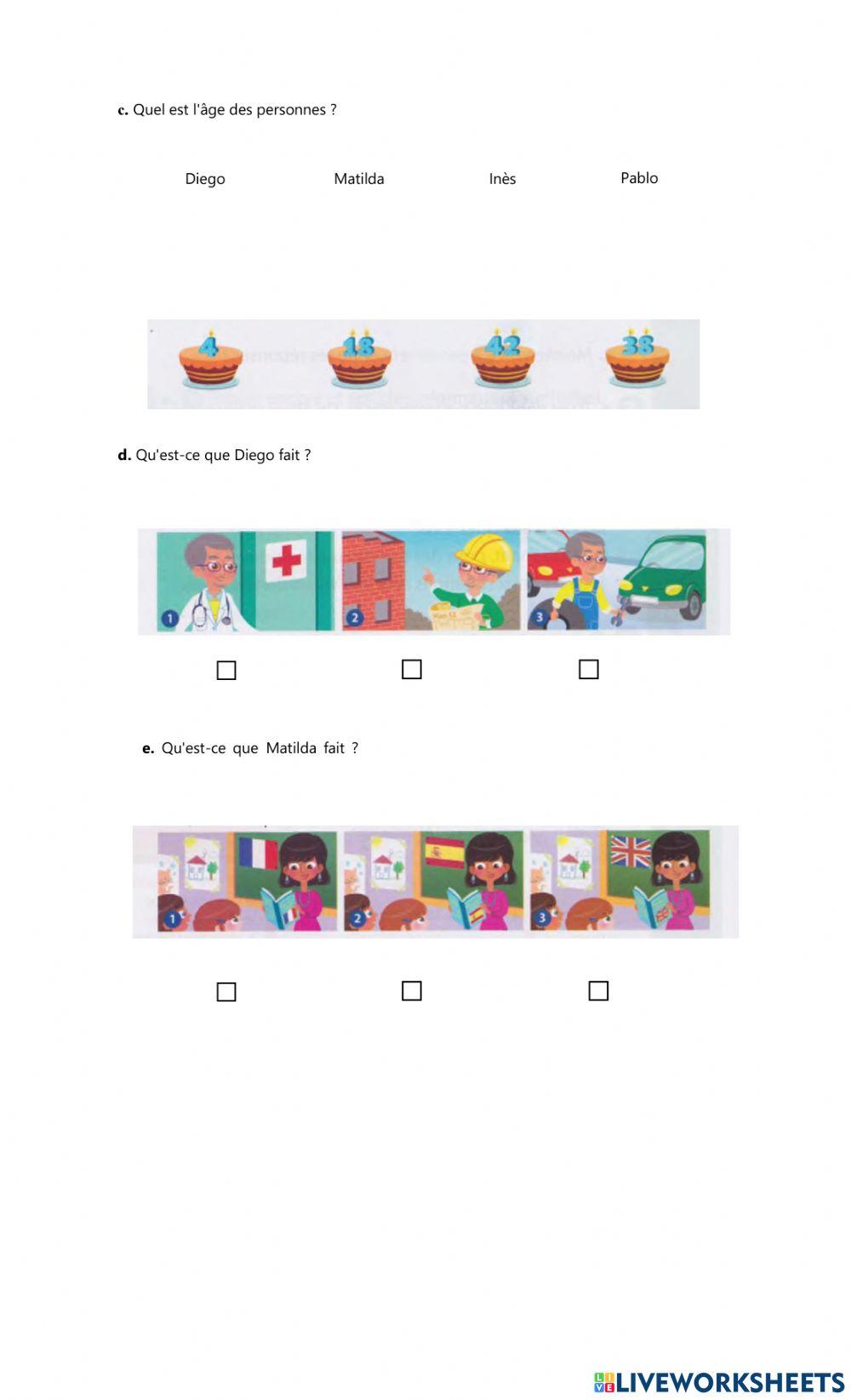 Examen Delf Prim CM2