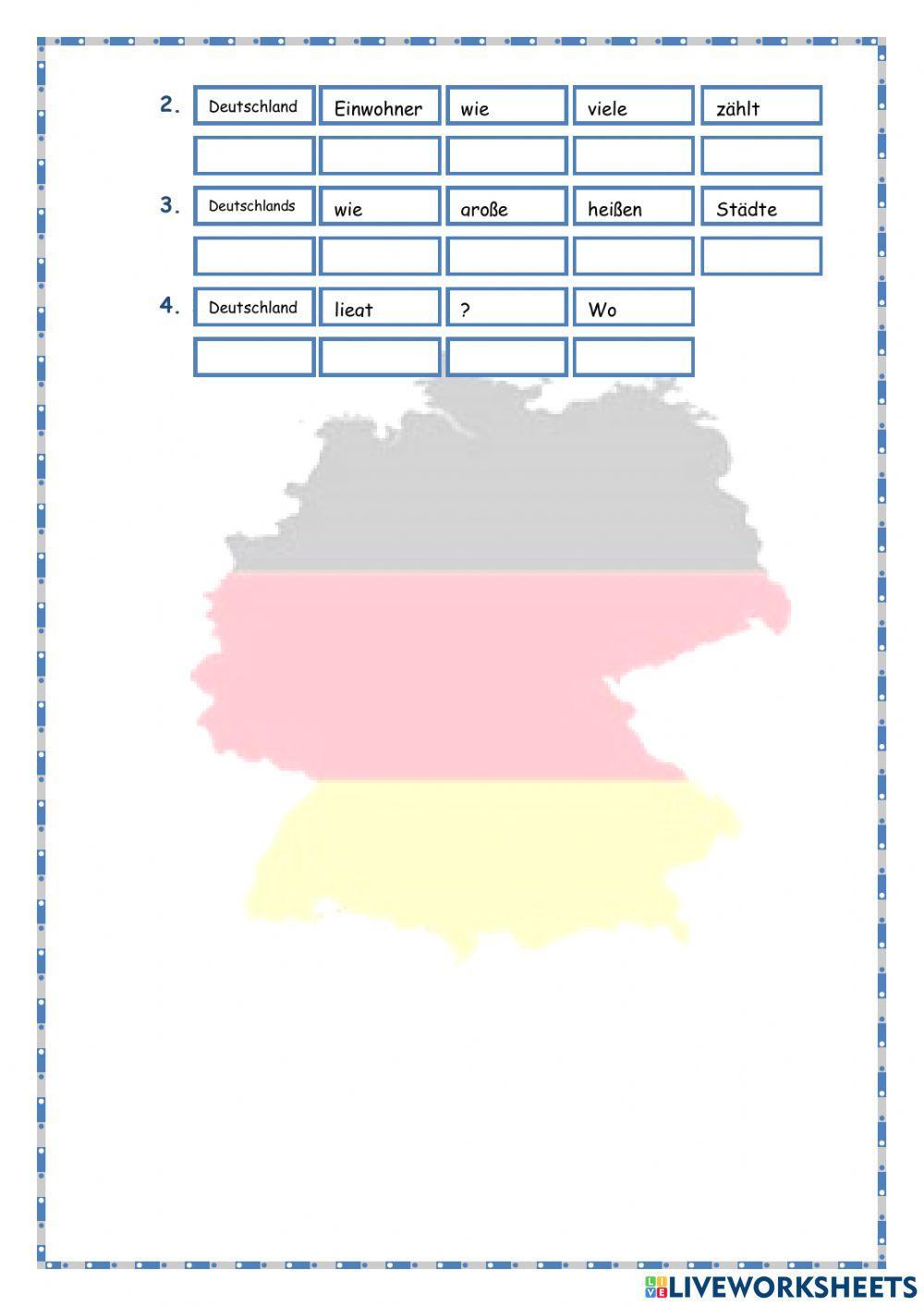 Deutschland Geografische Lage