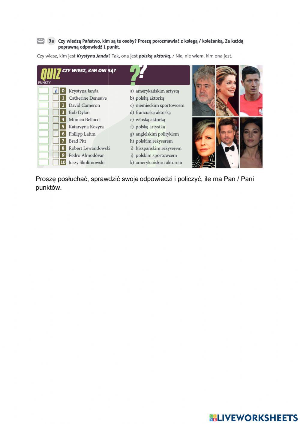 Czy wiesz, kim oni są?