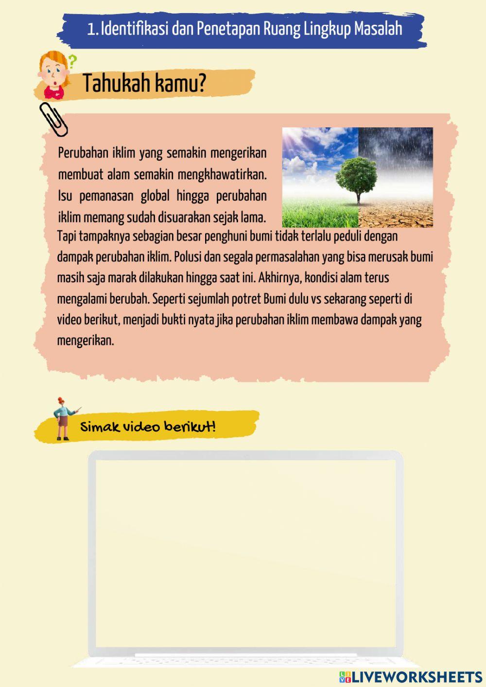 LKPD 2 - Studi Literasi -Definisi dan Penyebab Terjadinya Pemanasan Global-