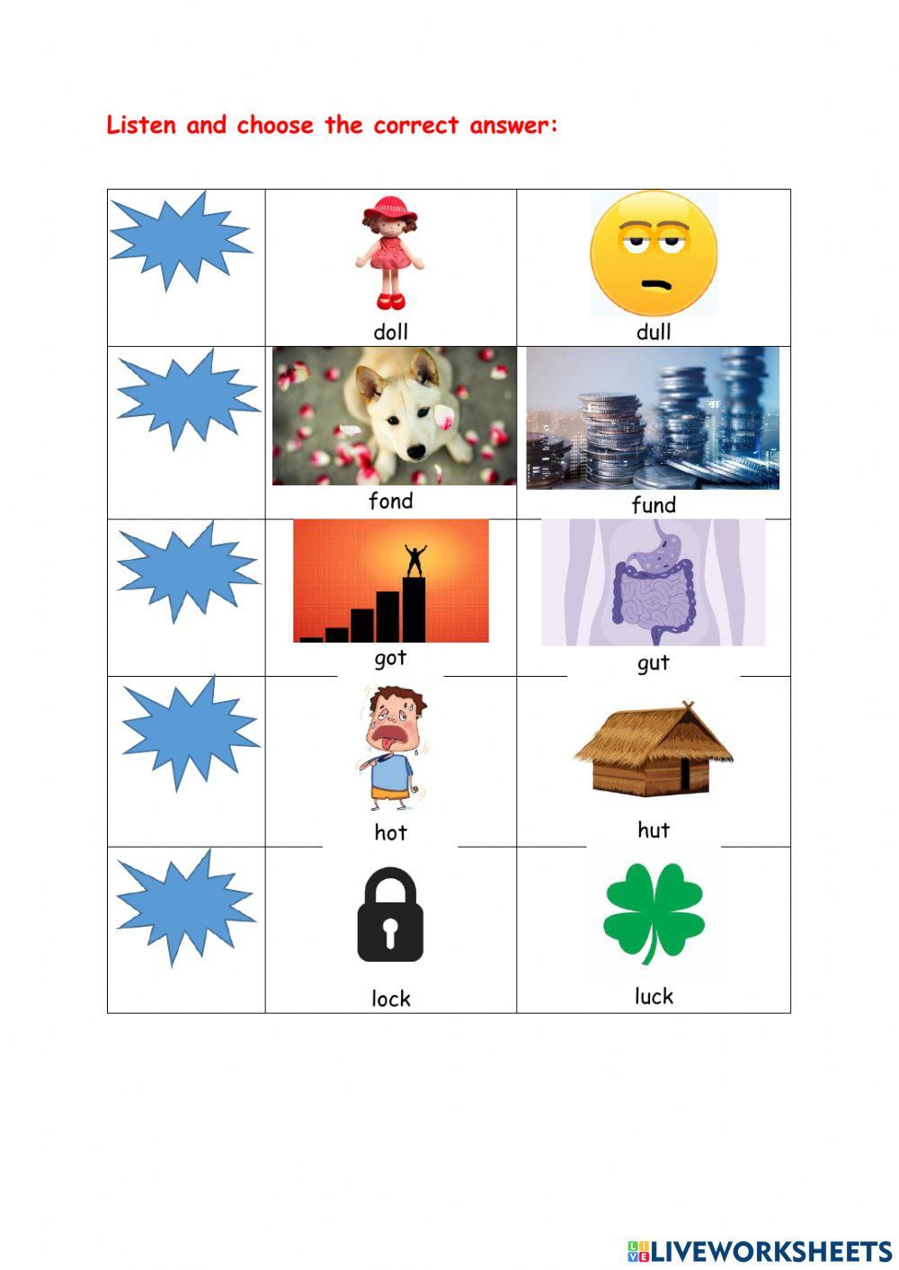 Ʌ minimal pairs