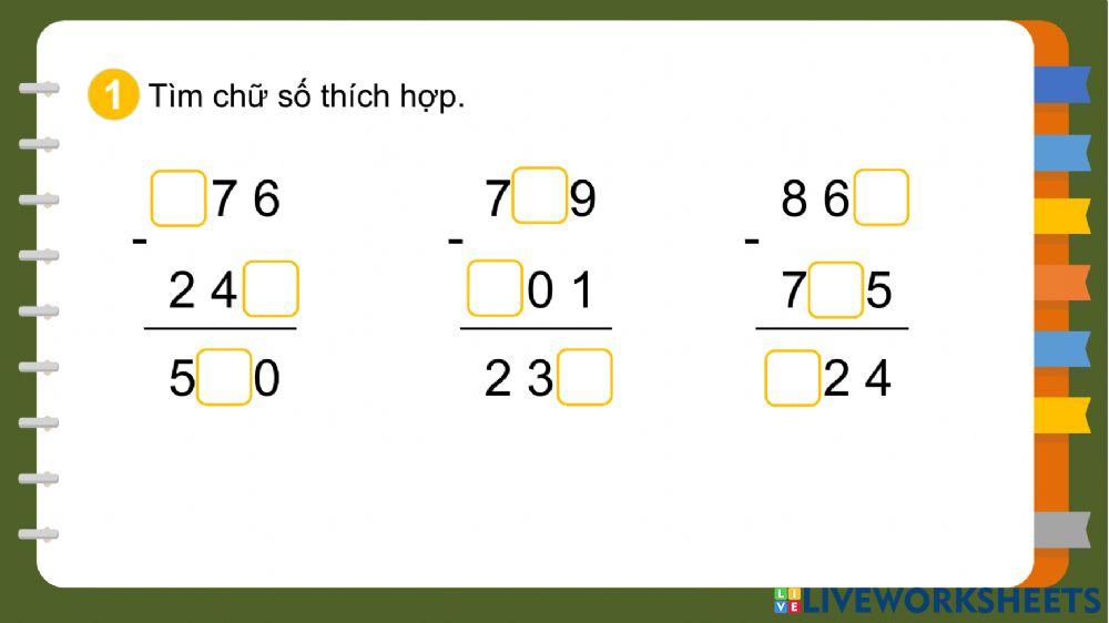 Toán - Luyện tập trang 88, 89