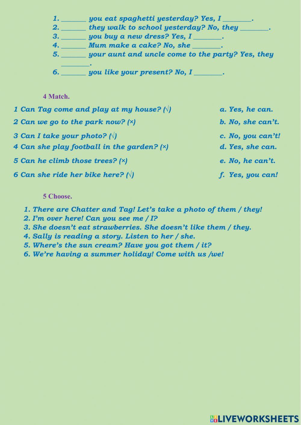 End of Term Test 3 Fly High 3