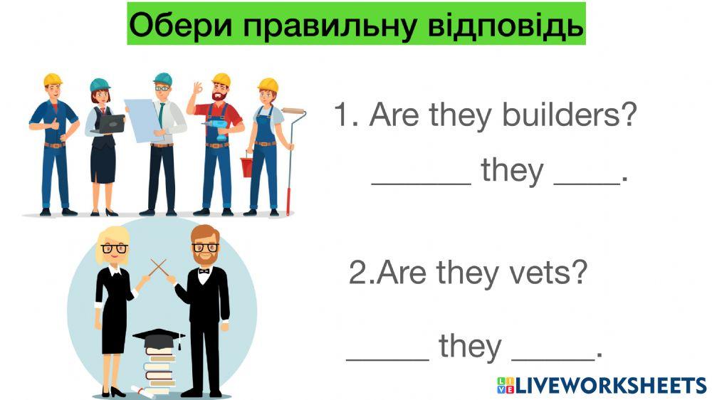 Professions for pre school