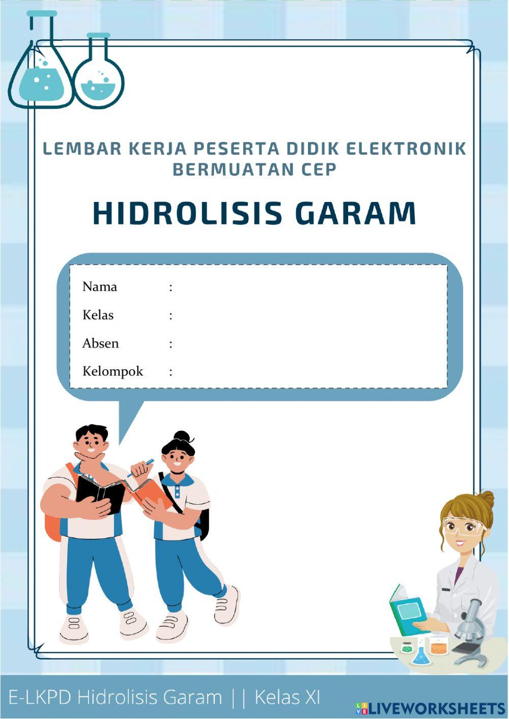 Kegiatann 1 Hidrolisiss