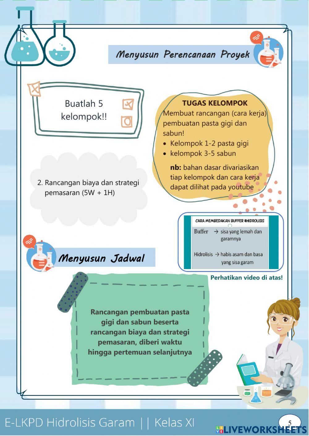 Kegiatann 1 Hidrolisiss