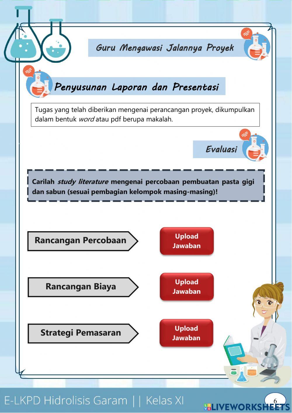 Kegiatann 1 Hidrolisiss