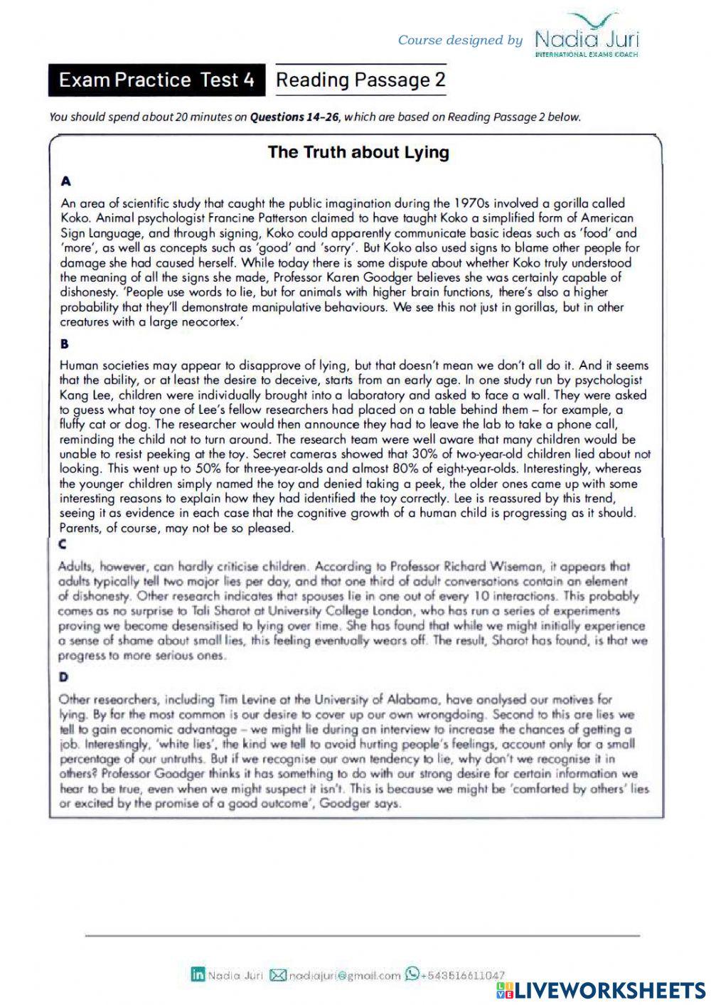 IELTS TRAINER ACADEMIC TEST 4 READING