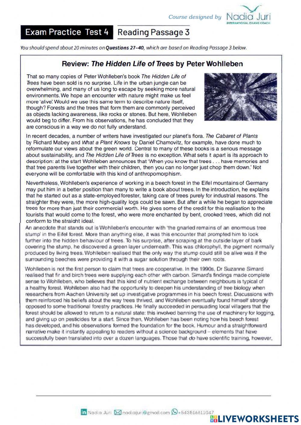 IELTS TRAINER ACADEMIC TEST 4 READING