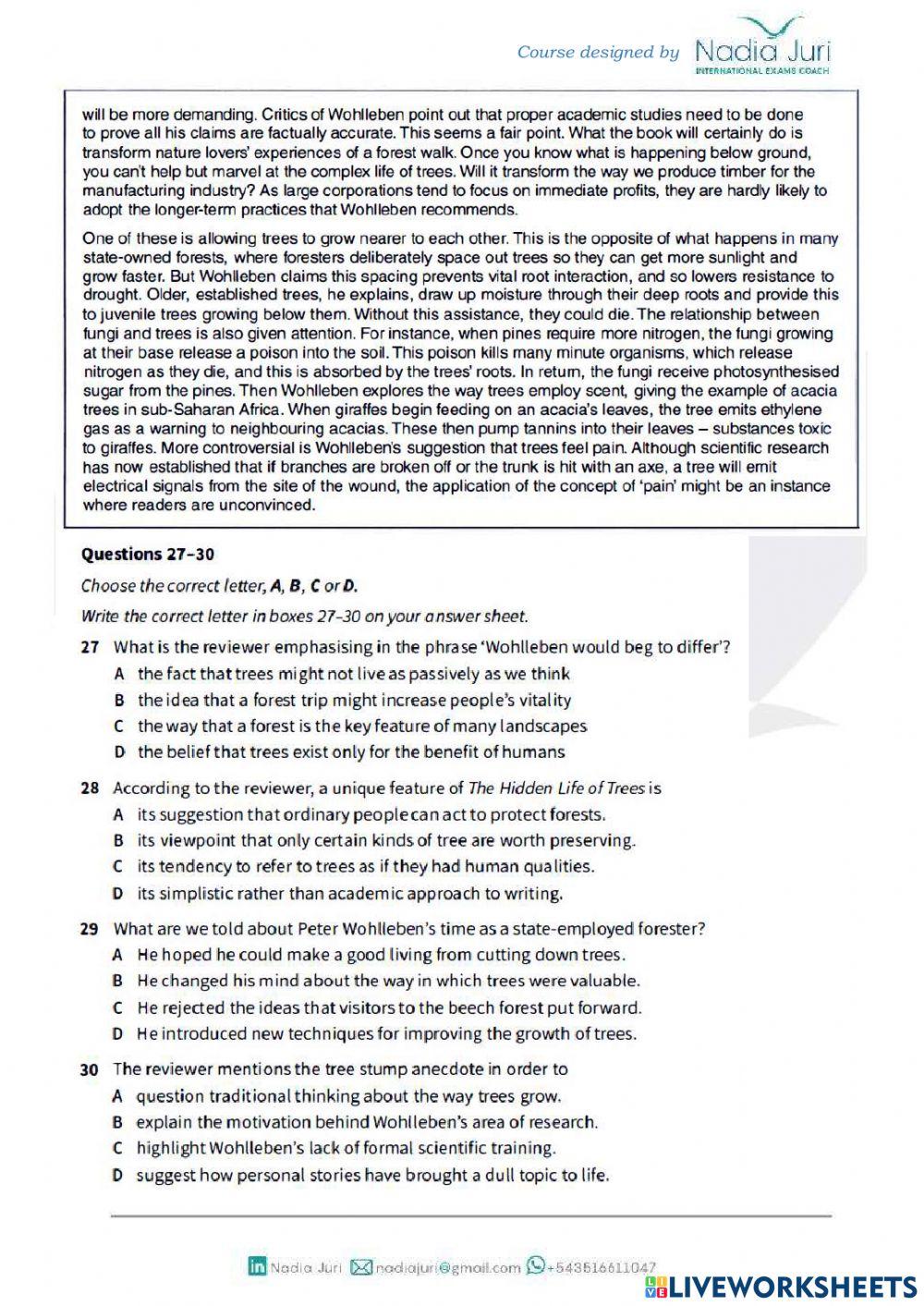 IELTS TRAINER ACADEMIC TEST 4 READING