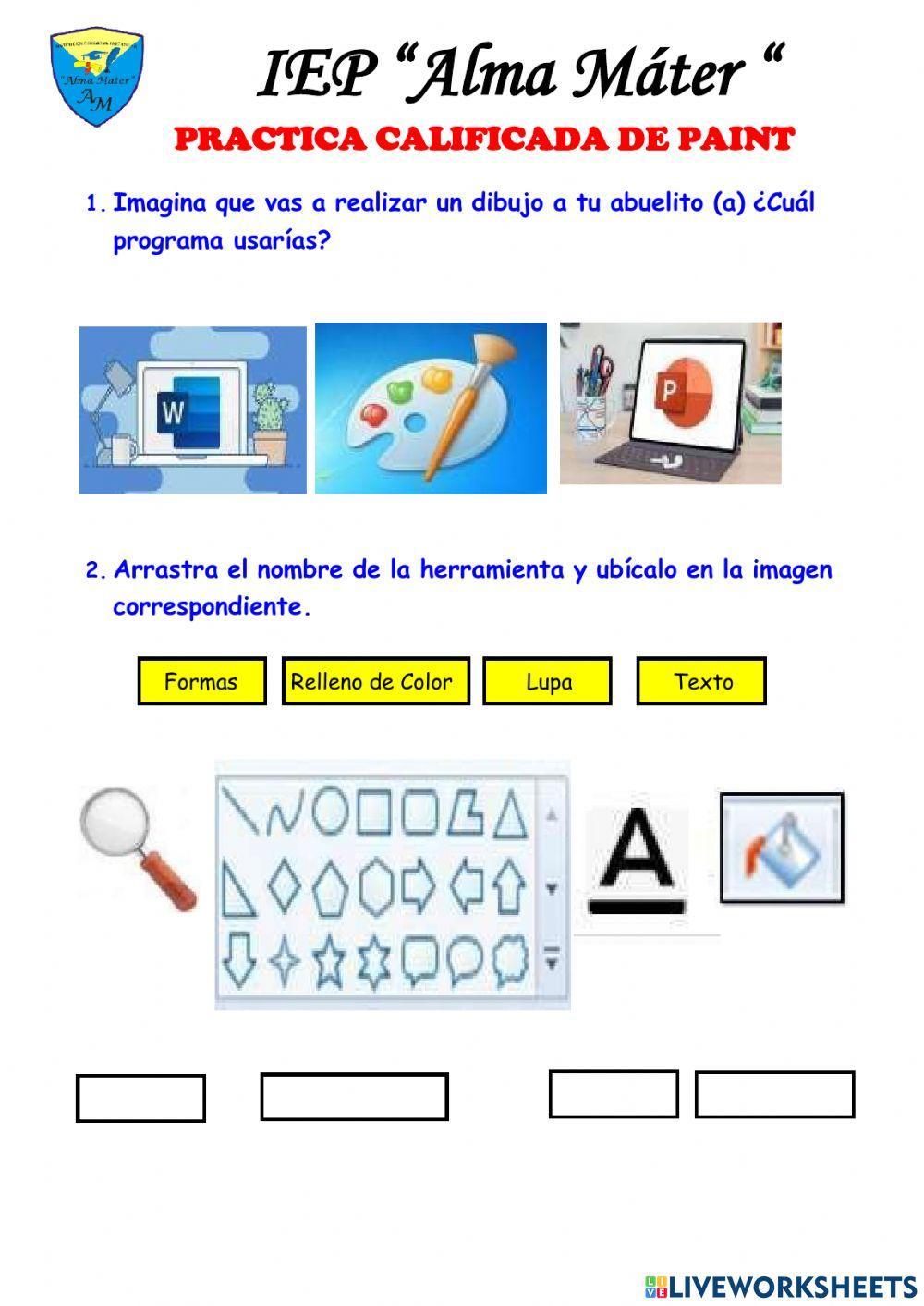 Herramientas de paint