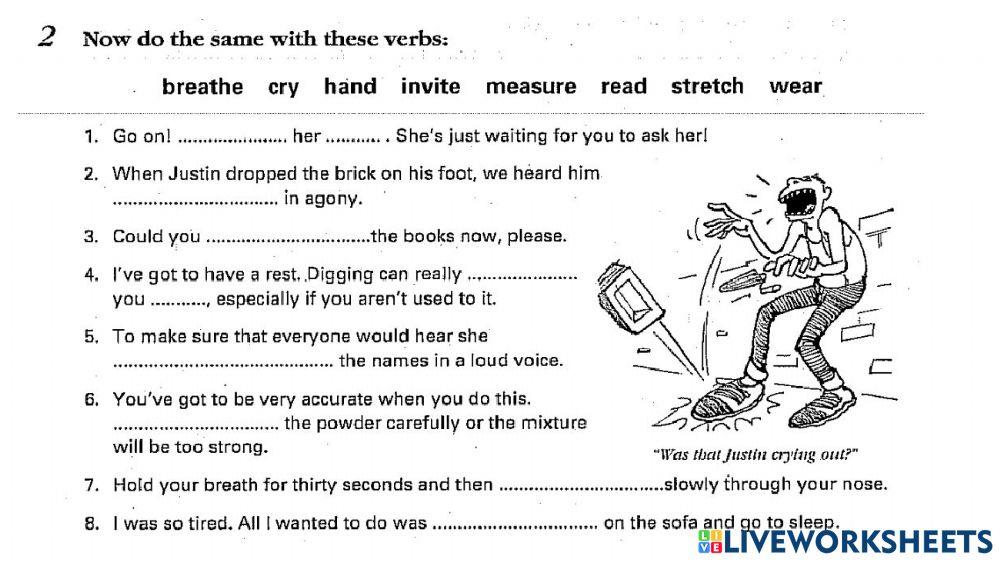 Phrasal verbs -OUT (19)