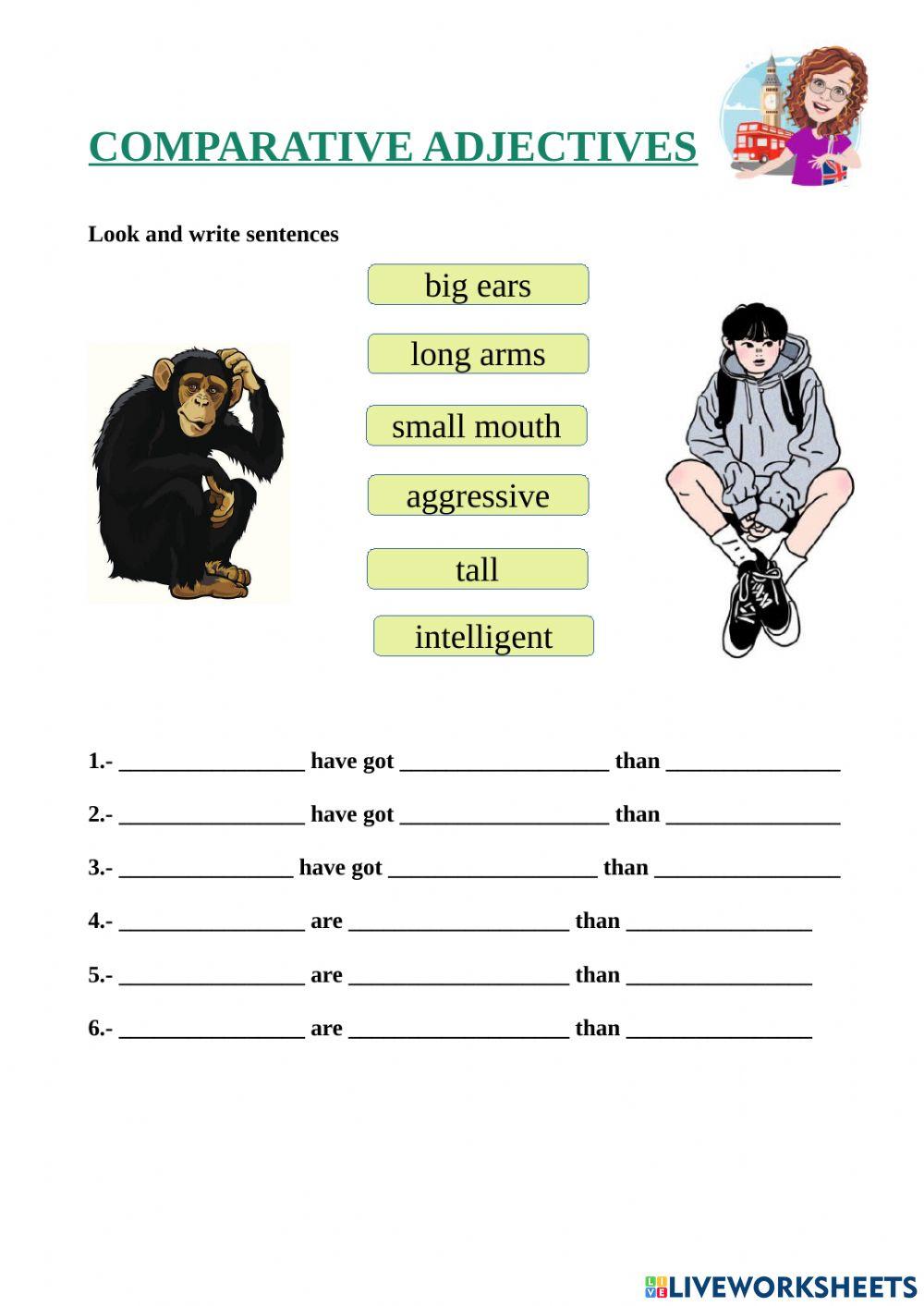 Comparative adjectives Comparative adjectives