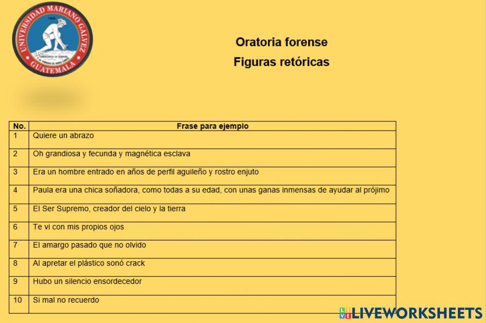 Figuras retoricas