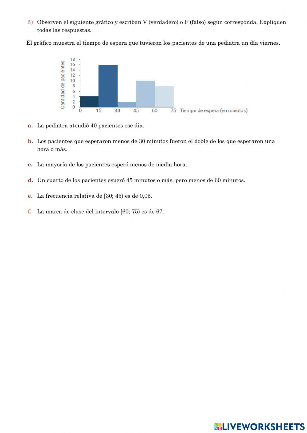 Intervalos y gráficos