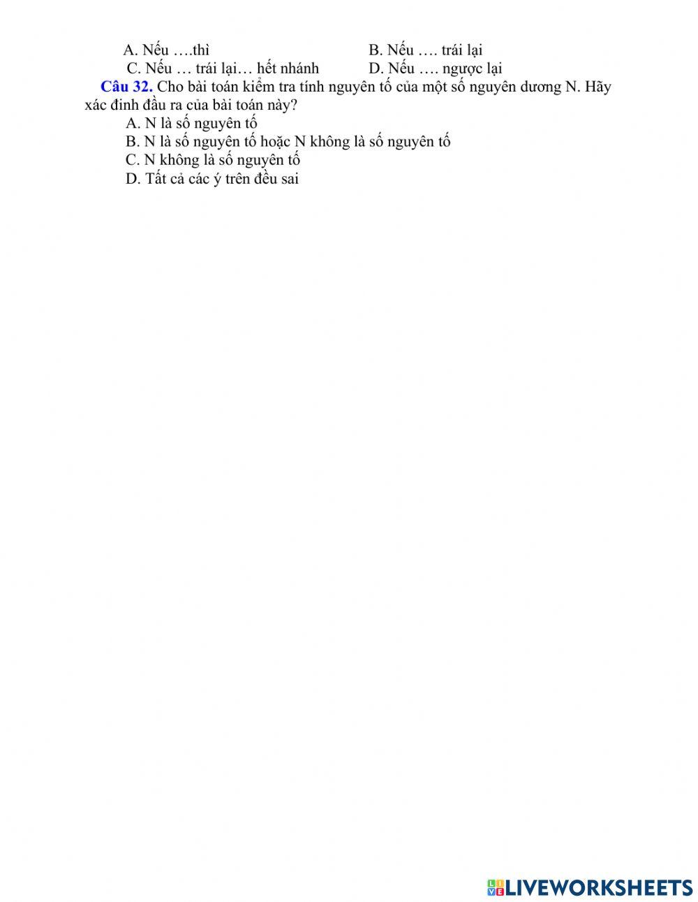 Ôn tập học kì 2 tin 6 năm 21-22