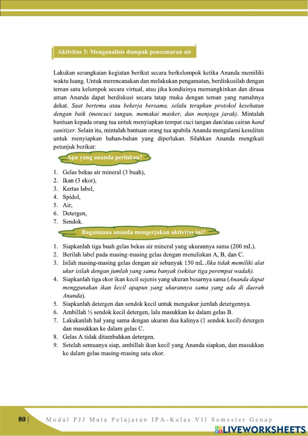 Pencemaran Linkungan