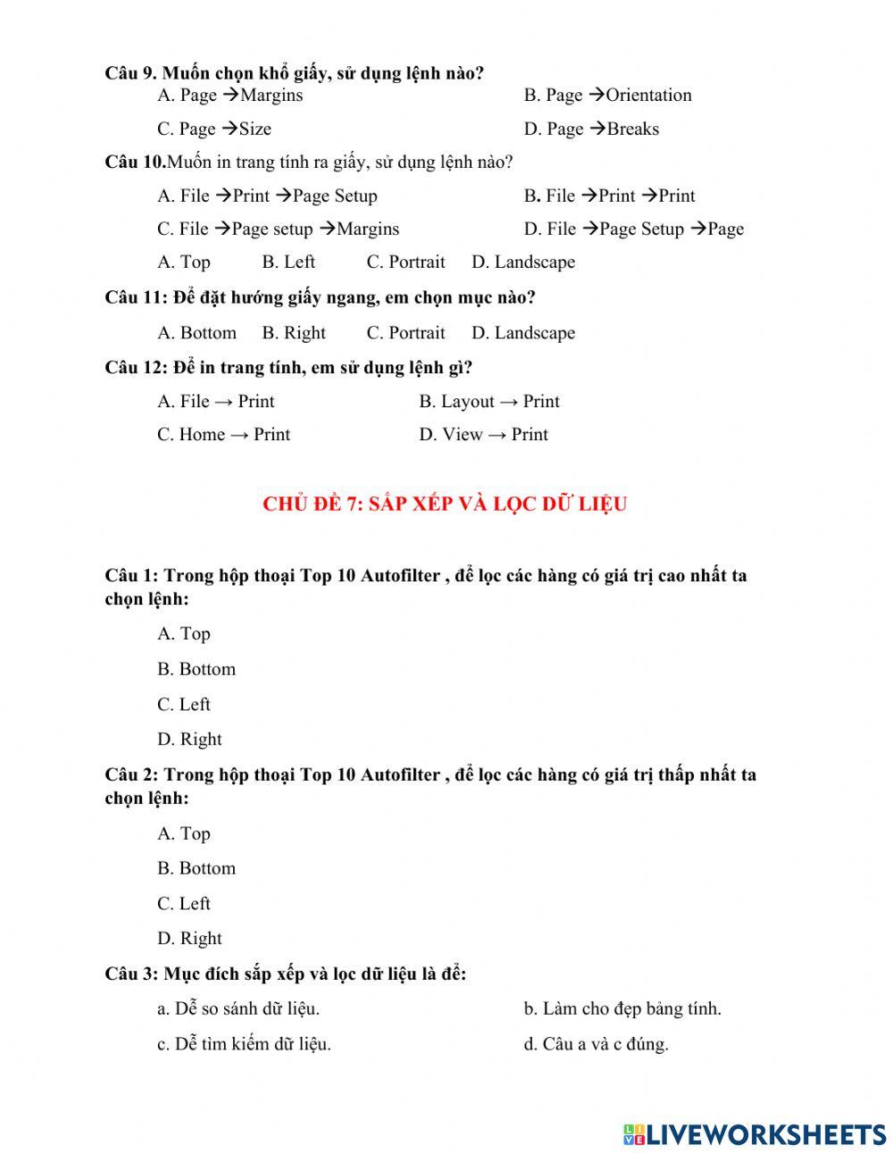 Ôn tập học kì 2 tin 7 năm 21-22