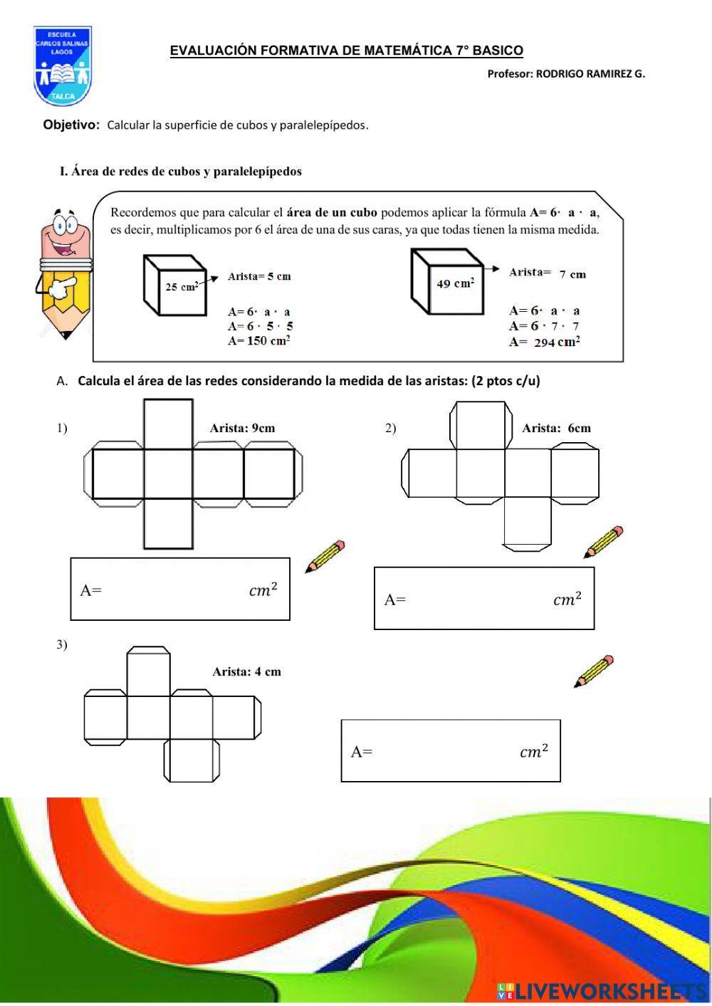Area de cuerpos geometricos