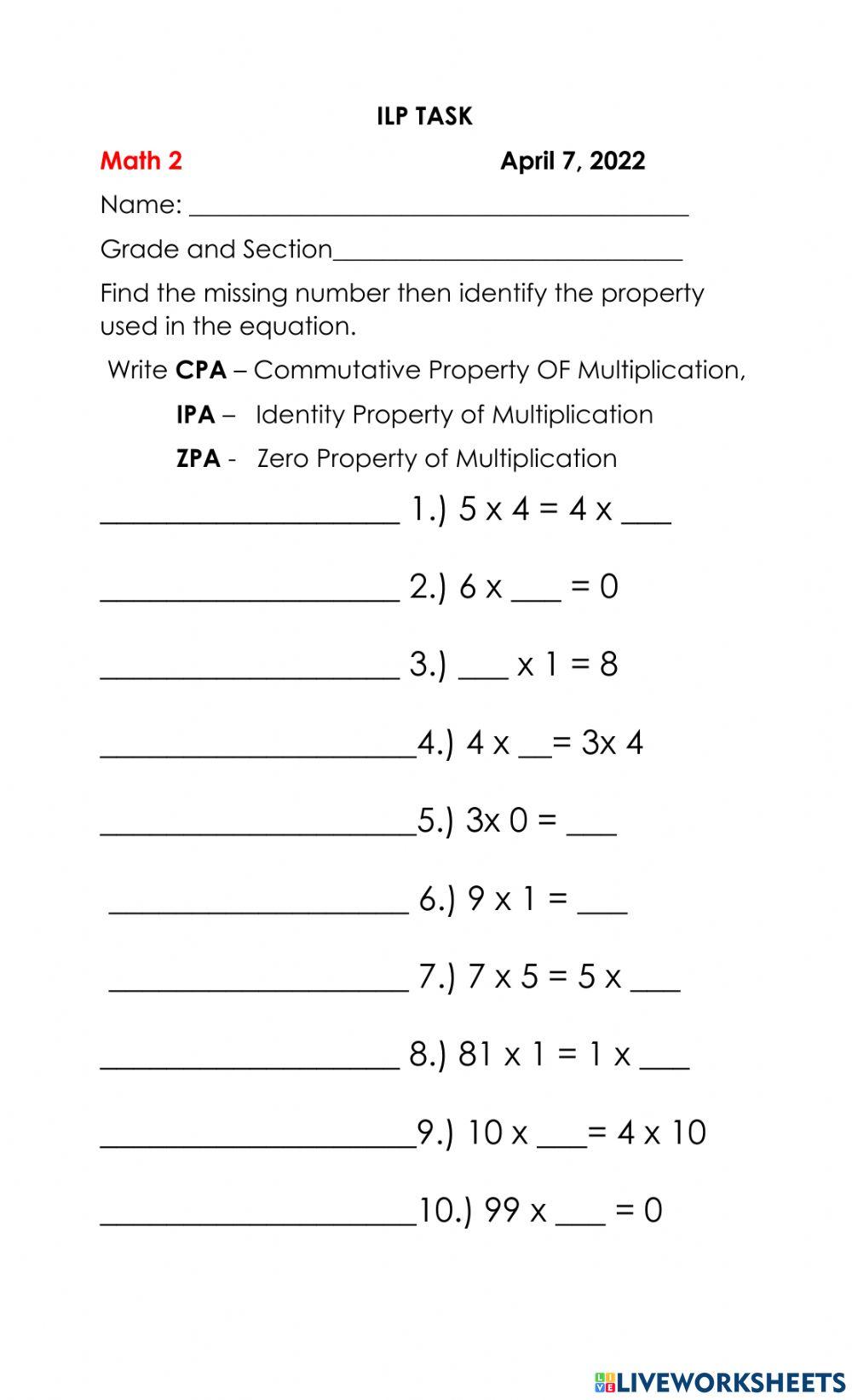 Multiplication