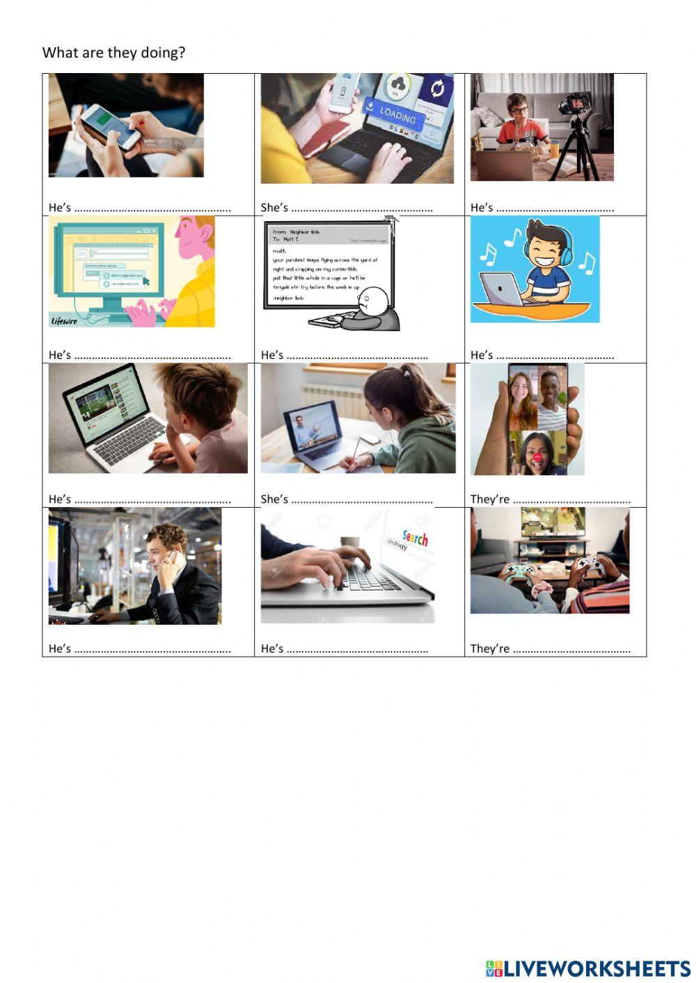 What are they doing?