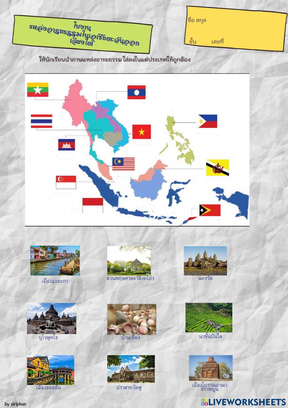แหล่งอารยธรรมในเอเซียตะวันออกเฉียงใต้