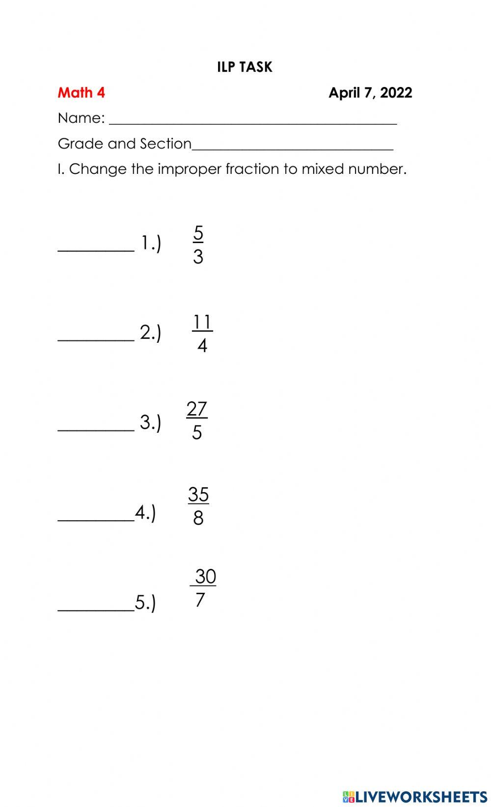 1987574 | Fractions | didz provido | LiveWorksheets