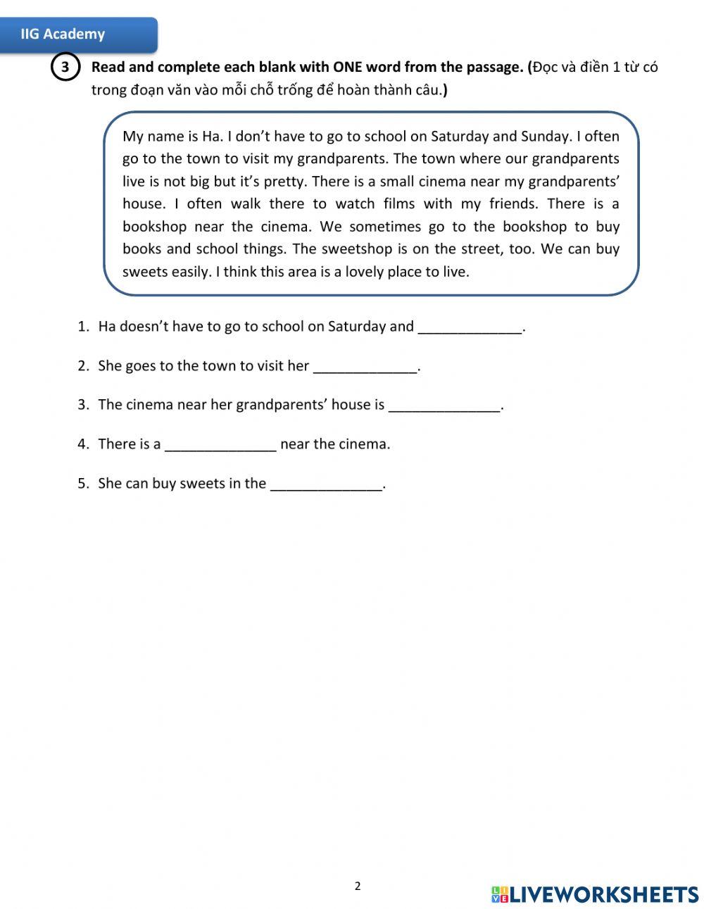IIG-Grade 5-Worksheet 29