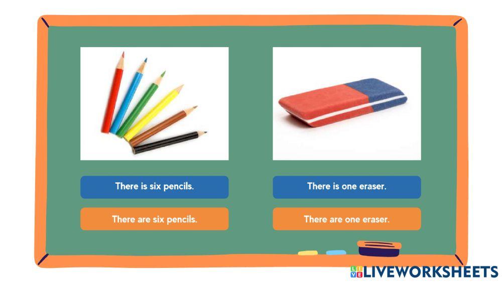 There is vs. There are