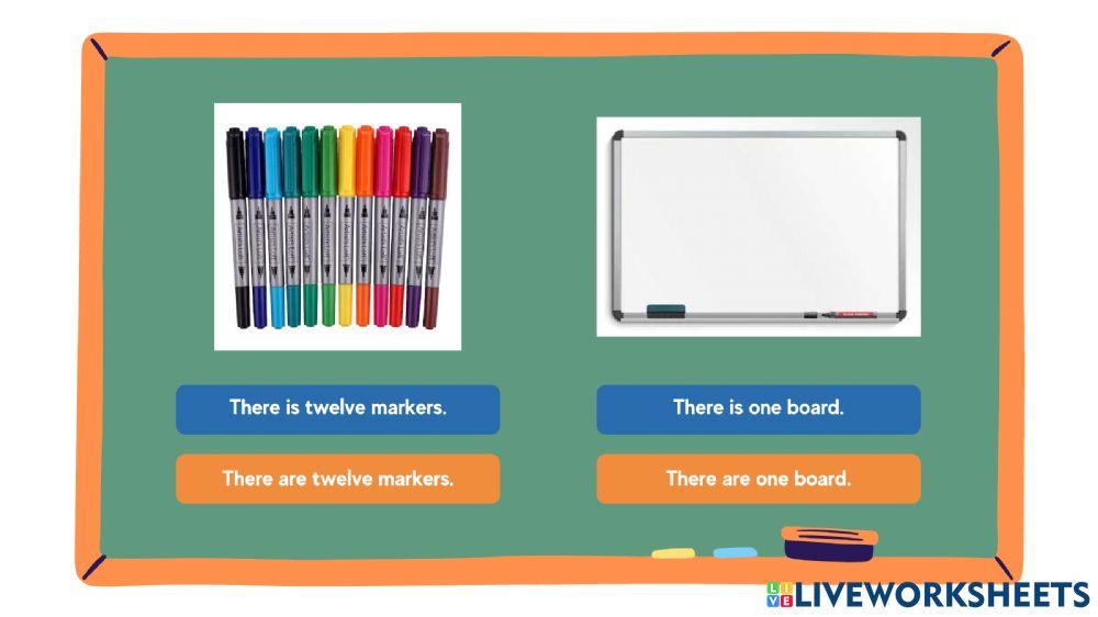 There is vs. There are