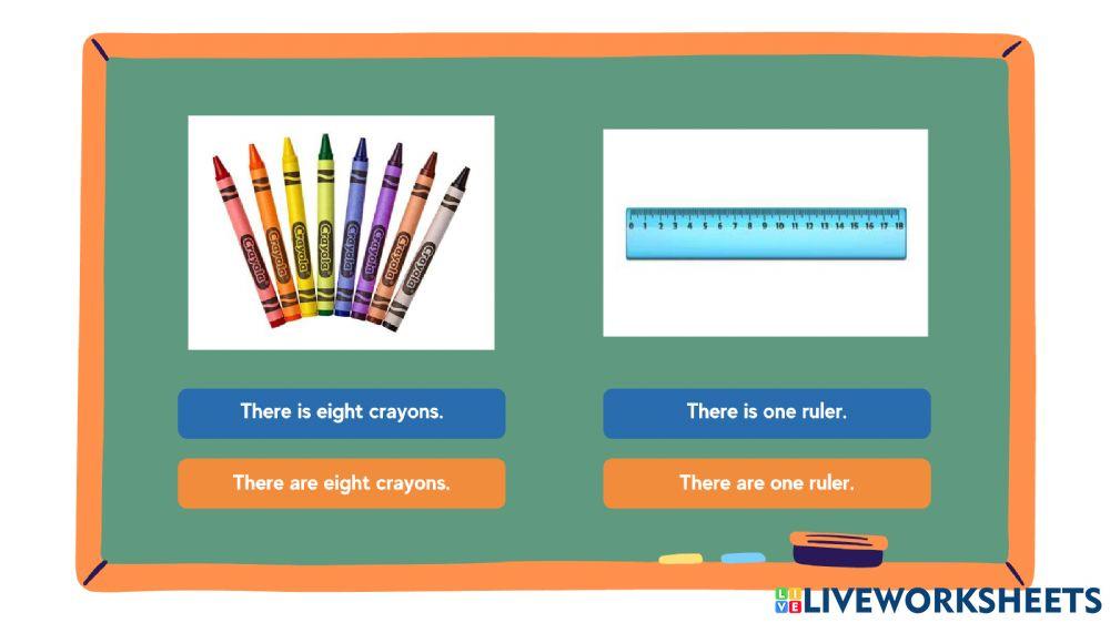 There is vs. There are