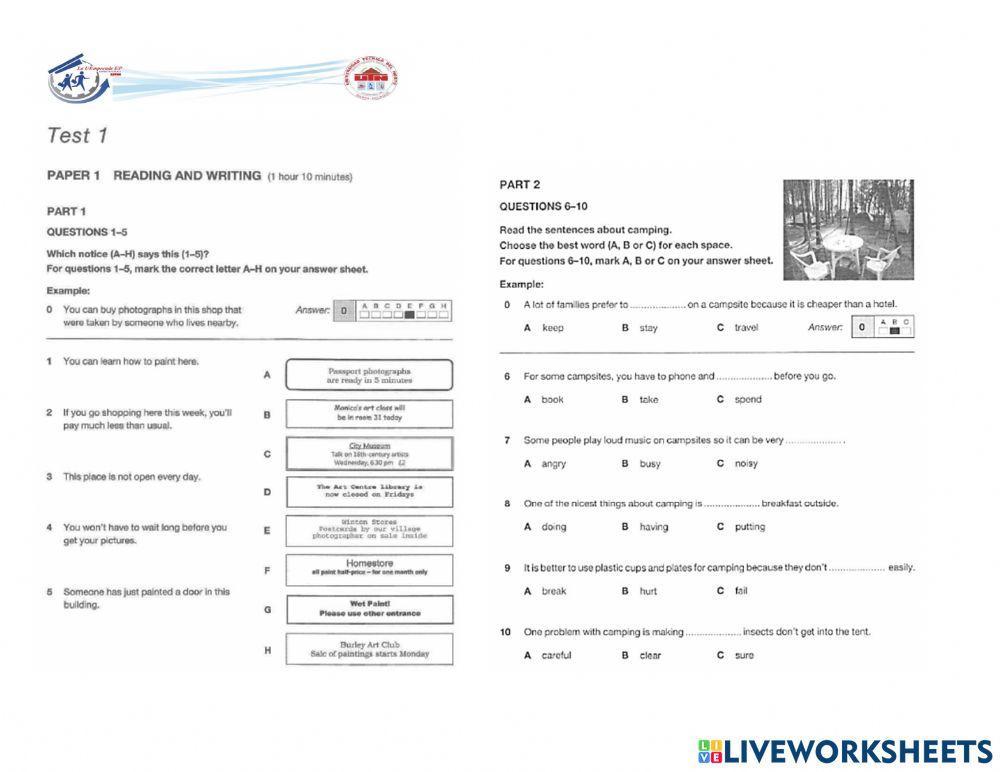 Ket reading and writing