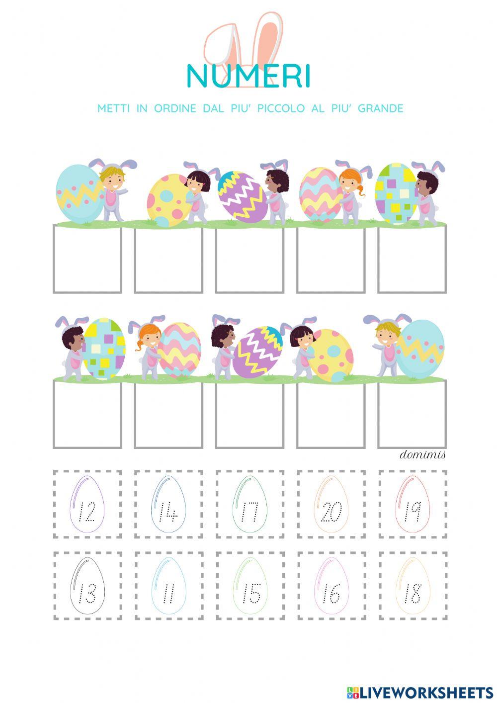 Dal più piccolo al più grande