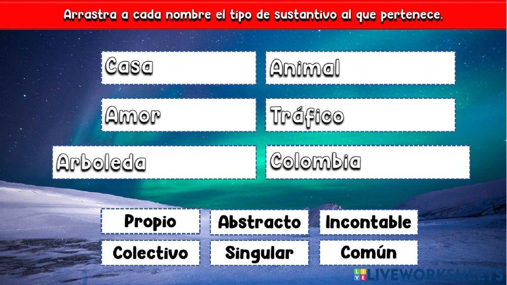 Ficha evaluación sustantivos